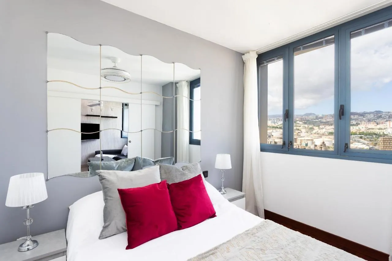 Eden Rentals Panoramic Luxury Views With Ac Aire Acondicionado Santa Cruz de Tenerife Lägenhet